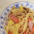 なめこおろし's cooksnap of when they made 冷凍うどんでペペロンチーノ.