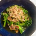 ｊ爺ｊ's cooksnap of when they made 食卓を彩る！菜の花とベーコンのおひたし.