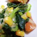 とも☆♪☆♪'s cooksnap of when they made ◆小松菜とウインナーのクリーム煮◆.
