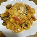 pocomama☆'s cooksnap of when they made なすとトマトのミートソースチーズ焼き.
