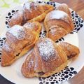 ハッピーまるしぇ's cooksnap of when they made 簡単速攻パン屋さん風♡チョコクロワッサン.