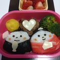 碧きりん's cooksnap of when they made おひなさまキャラ弁.