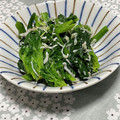 QPはにー's cooksnap of when they made 簡単！ほうれん草としらすのおひたし.