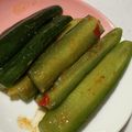y_u♡'s cooksnap of when they made 【減塩】激安激辛きゅうり.