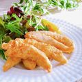 Satoco❋'s cooksnap of when they made ささ身スティック塩から揚げ〜お弁当にも.