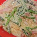 sei460407's cooksnap of when they made ツナとホウレン草のクリームパスタ♡.