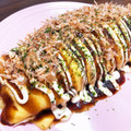 naaa♡3's cooksnap of when they made 簡単 子供が喜ぶ 旨いとん平焼き.