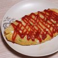 アクセル☆'s cooksnap of when they made 『学生 』アイラップでオムライス.