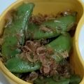 むぃ♪'s cooksnap of when they made すぐ出来る♪スナップエンドウのおかか炒め.