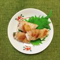 コムギ大好き's cooksnap of when they made ☆長芋と梅干しの豚肉ロール.