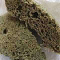 TeaMuffin's cooksnap of when they made 糖質オフ黒胡麻きな粉大豆粉レンジ蒸しパン.