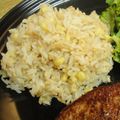 Melody's cooksnap of when they made 塩昆布、ツナ、コーンの炊き込みご飯.