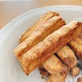 ●ゆゆゆ●'s cooksnap of when they made リッチ＆濃厚！おからの酒粕ビスコッティ。.
