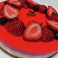 美凜舞's cooksnap of when they made ブルーベリーのレアチーズケーキ.