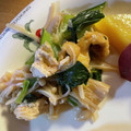 shamah's cooksnap of when they made ヘルシー！小松菜とえのきのめんつゆ和え.