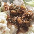 。かのこ。's cooksnap of when they made 蒸し鶏の中華風ソースがけ.