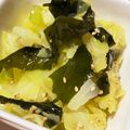 sma2's cooksnap of when they made 節約副菜♡ワカメキャベツ和え.