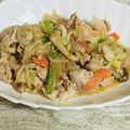 さくらん餅's cooksnap of when they made うま～！豚バラとたっぷり野菜の塩麹炒め.