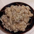 しらたまこむぎ's cooksnap of when they made 炊き込み鶏めし♡オイスター風味.