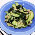 クックJ1OIVT☆'s cooksnap of when they made 簡単！きゅうりツナわかめで♪基本の酢の物.