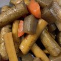 mayutaro♪'s cooksnap of when they made 圧力鍋で簡単！ごぼうのさっぱり煮.