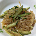 じゃりてん's cooksnap of when they made しらたきときゅうりで　中華くらげサラダ風.