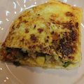 precious☆'s cooksnap of when they made 鶏ひき肉オムレツ☆簡単で美味しい！.