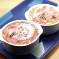 クックDAD's cooksnap of when they made レンジでお手軽♪巣ごもり卵.