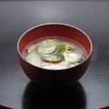 クックDAD's cooksnap of when they made 朝のなすとみょうがとわかめの味噌汁.