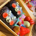 ゆいママ00's cooksnap of when they made 簡単♪可愛い♪キャラ弁当☆くまモン大集合.