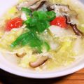 TomoGoQoo's cooksnap of when they made 子ども喜ぶ！ふわとろ玉子とトマトのスープ.