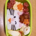 クックD7K2E8☆'s cooksnap of when they made ノンタンキャラ弁☆幼稚園用☆2歳.