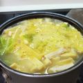 ｸﾏﾘｴ's cooksnap of when they made たっぷりキャベツと卵の味噌汁♪.