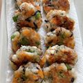 クック6UF32L☆'s cooksnap of when they made 【離乳食完了期】海老とはんぺんのおやき.