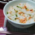 ぱふ♪'s cooksnap of when they made 簡単すぎて泣けます！シャケとネギ混ぜご飯.