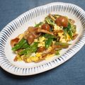 バカリャウ's cooksnap of when they made ネギと卵のピリ辛炒め.