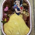 aymtky★'s cooksnap of when they made プリンセス弁当♡白雪姫 ドレス弁当♡.