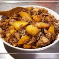 クックみにみに's cooksnap of when they made 豚こまとじゃがいもの照り煮.