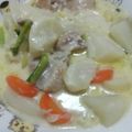 ぱぱちゃん0603's cooksnap of when they made 鶏もも肉とかぶのクリーム煮.