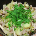 55才のおじさん's cooksnap of when they made 豚とたっぷり野菜の蒸し鍋♡.