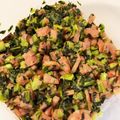 お花宮's cooksnap of when they made 小松菜とベーコンの生ふりかけ(常備菜).