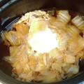 おくみの's cooksnap of when they made 白菜の巣ごもり卵.