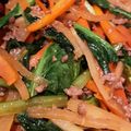 春風桃之介's cooksnap of when they made 挽き肉入り、大根の変わりきんぴら！.