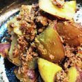 ポンナナ's cooksnap of when they made さつまいもと合挽き肉の煮物.