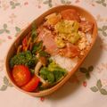 yesmama's cooksnap of when they made 菜の花とキノコの麺つゆ煮.