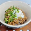 まこさんど's cooksnap of when they made 我が家の温玉納豆丼.