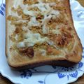 プルンバゴ's cooksnap of when they made ✿ハニーなコーンフレーク＆チーズトースト.