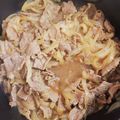 shin1h's cooksnap of when they made 関西風すき焼き味の牛丼☆玉ネギたっぷり.