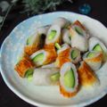 haruku221's cooksnap of when they made ちくわにきゅうり巻き.