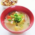 ぽむぽむまりん's cooksnap of when they made ごろっとかぼちゃと油揚げのみそ汁.